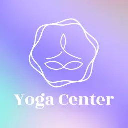 Calming Purple and Blue Circle Design for Yoga Center Logo Template