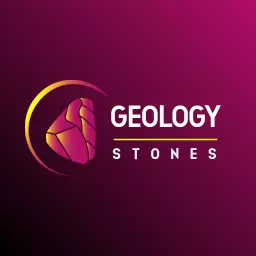 Captivating Pink and Yellow Rock Formation Geology Logo Template