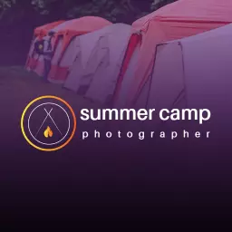 Capture Vibrant Summer Camp Experiences with Photography Logo Template