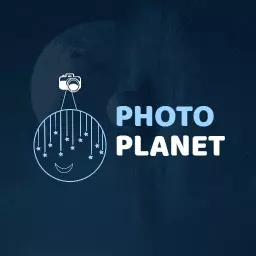 Capturing Cosmic Wonders in the Photo Planet Logo Template
