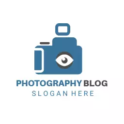 Capturing Moments with a Camera for Your Photography Blog Logo Template