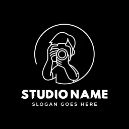 Capturing Moments with Stylish Black Photography Logo Template