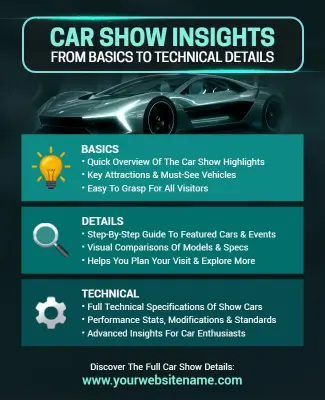 Car Show Technical Insights Flyer Template
