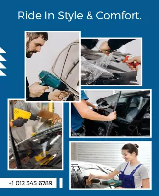 Car Window Tinting Service Flyer Template