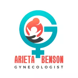 Caring Hands and Gender Symbol in Healthcare Professional Logo Template
