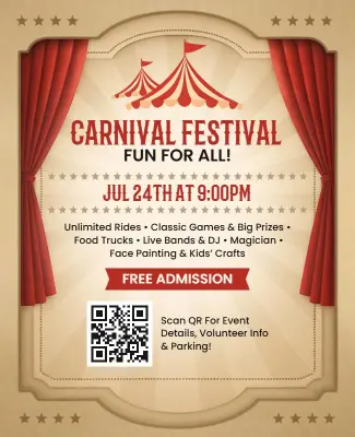 Carnival Festival Event Flyer Template