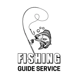 Catch Big Fish with Expert Fishing Guide Service Logo Template