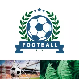 Celebrating Team Spirit with Football and Athletic Vibes Logo Template