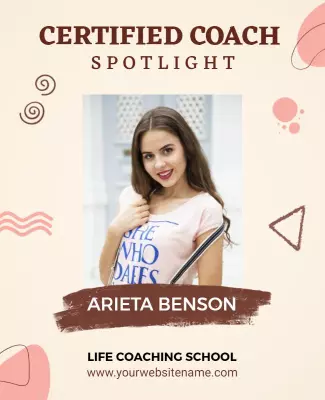 Certified Coach Spotlight Event Flyer Template