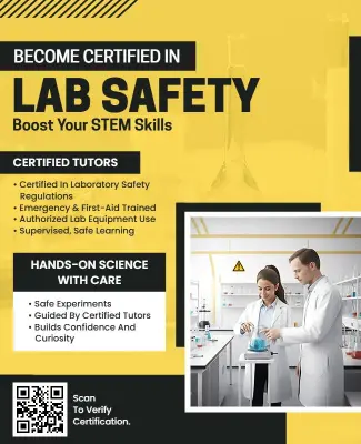 Certified Tutors for Lab Safety Flyer Template