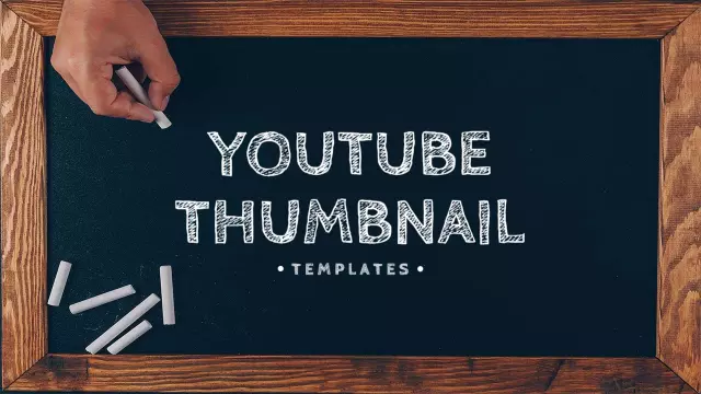 Chalkboard Education Concepts Trending YouTube Thumbnail Template