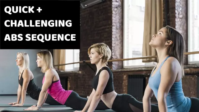 Challenging Quick Abs Workout Fitness YouTube Thumbnail Template