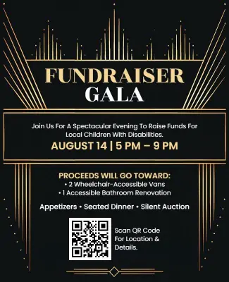 Charity Fundraiser Gala Event Flyer Template