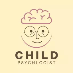 Charming Cartoon Character Representing Child Psychologist Logo Template
