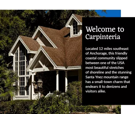 Charming Coastal Welcome Sign for Carpinteria Poster Template