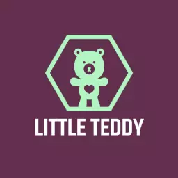 Charming Green Teddy Bear Icon for Playful Branding Logo Template