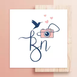 Charming Handwritten Logo Featuring Bird and Camera Design Logo Template