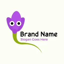 Charming Lavender Flower Design for Floral Branding Logo Template