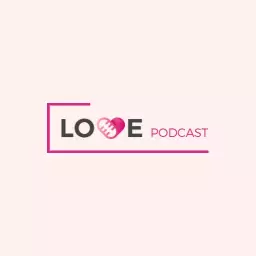 Charming Pink and Modern Heart Design for Love Podcast Logo Template