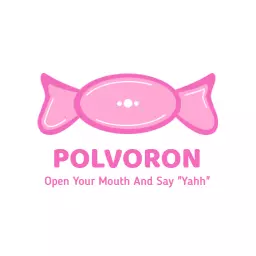 Charming Pink Sweet Treat Representing Polvoron Delights Logo Template