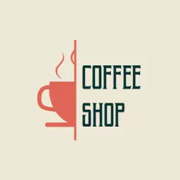 Charming Red Coffee Cup Design for a Cozy Coffee Logo Template