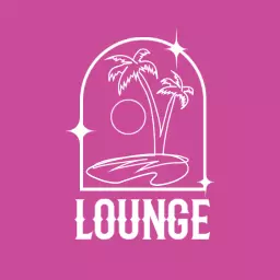 Charming Tropical Scene with Relaxing Vibes for Lounge Logo Template