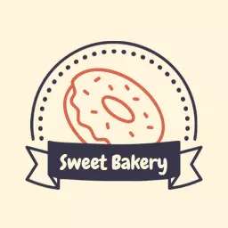 Charming Vintage Design Featuring Delicious Sweet Bakery Logo Template