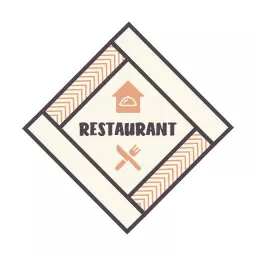 Charming Vintage Diamond Design for a Restaurant Logo Template