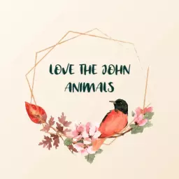 Charming Watercolor Floral Design Celebrating Animals Logo Template