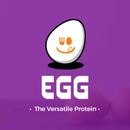 Cheerful Egg Character Highlighting Culinary Versatility Logo Template