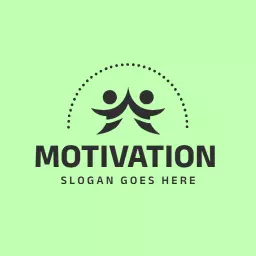 Cheerful Green Design Emphasizing Team Motivation Logo Template
