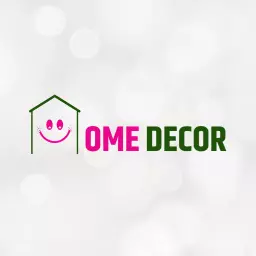 Cheerful Home Decor Logo with Playful Colors and Smiley Face Template