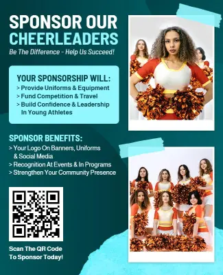 Cheerleading Sponsorship Flyer Template