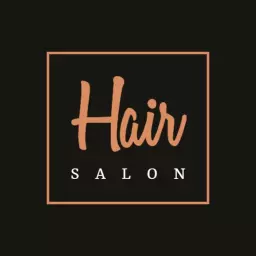 Chic and Modern Textured Hair Salon Branding Logo Template