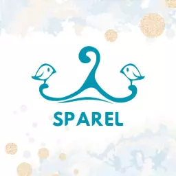 Chic Aqua and Light Cream Fashion Design Logo Template