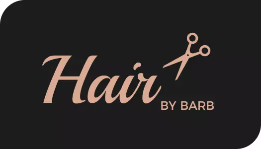 Chic Black and Rose Gold Hair Salon Business Card Template