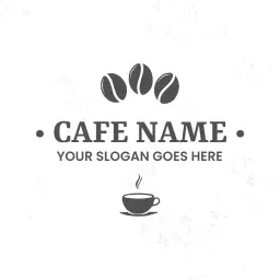 Chic Coffee Beans Design for Modern Cafe Experience Logo Template