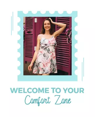 Chic Floral Spring Fashion Welcome Poster Template