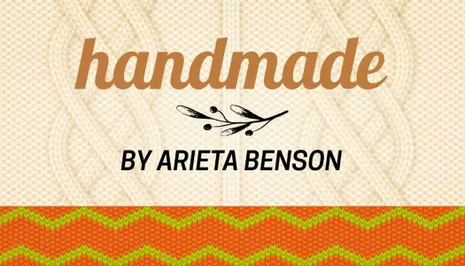 Chic Handmade Artisan Craft Business Card Template
