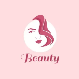 Chic Pink Design Capturing Feminine Beauty Essence Logo Template