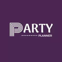 Chic Purple and White Design for Event Planner Logo Template