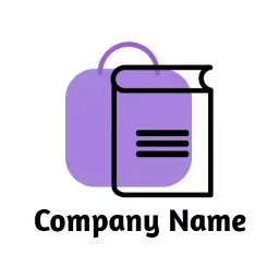 Chic Purple Bag Design for Stylish Accessory Business Logo Template