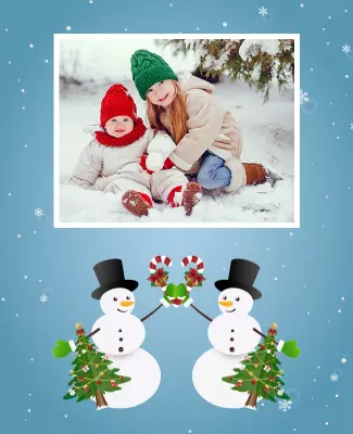 Christmas Frame Flyer Template