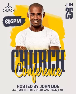 Church Conference Flyer Template