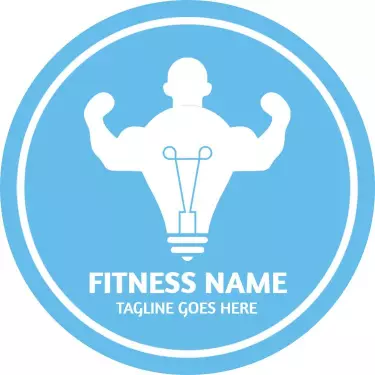 Circular Fitness Professional Personal Trainer Business Card Template