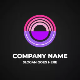 Circular Gradient Design Featuring Bold O Letter Logo Template