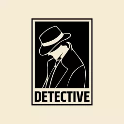 Classic Black and Cream Detective Logo Featuring Sleuth Imagery Logo Template
