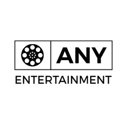 Classic Black and White Film Reel Design for Entertainment Logo Template