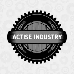 Classic Black and White Industrial Design for Vintage Branding Logo Template