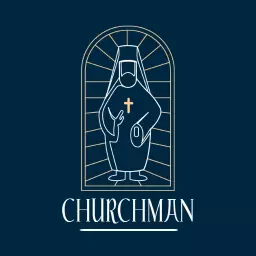 Classic Churchman Design Featuring Elegant Window Frame Logo Template
